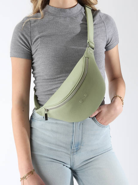 Sac Banane Small Derby Cuir Nathan baume Vert n city 25 vue secondaire 1