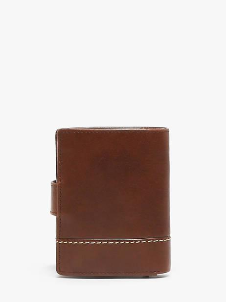 Portefeuille Porte-monnaie Cuir Maverick Marron rough gear MAVRG063 vue secondaire 2