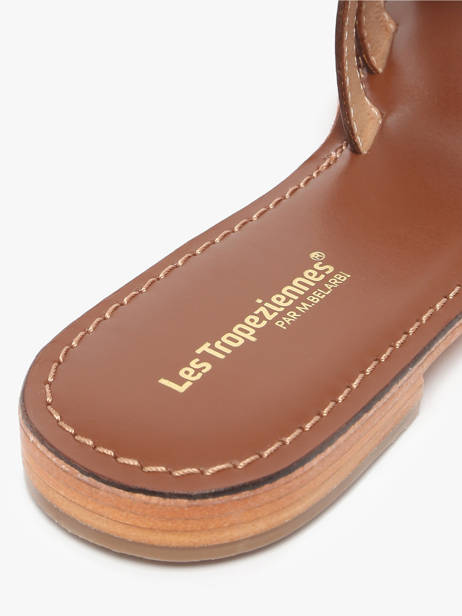 Mules Damia En Cuir Les tropeziennes Marron accessoires DAMIA vue secondaire 3
