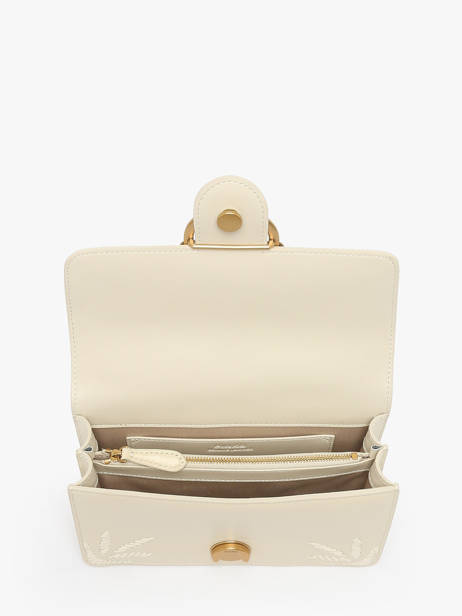 Sac Bandoulière Love Bag Icon Cuir Pinko Beige love bag icon A2C3 vue secondaire 3