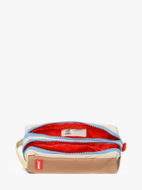 Trousse 2 Compartiments Hello hossy Marron cool kids P vue secondaire 1