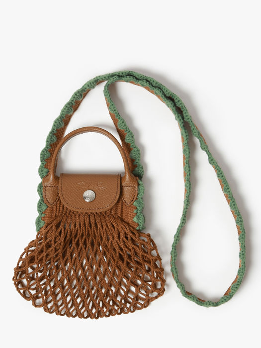 Longchamp Le pliage filet crochet Sacs porté travers Marron