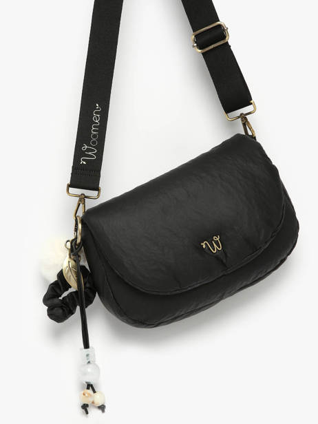 Sac Bandoulière M Alizier Woomen Noir alizier WALI04 vue secondaire 2
