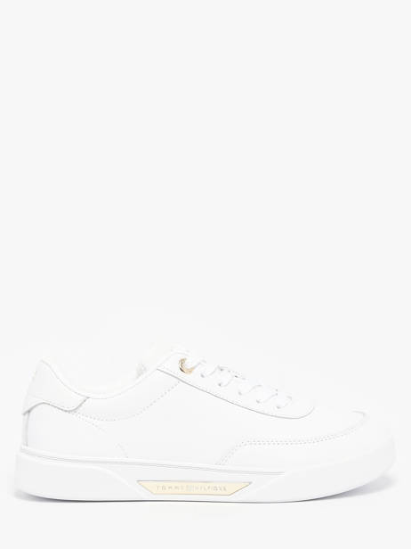 Sneakers En Cuir Tommy hilfiger Blanc accessoires 8682YBS