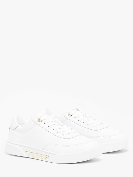 Sneakers En Cuir Tommy hilfiger Blanc accessoires 8682YBS vue secondaire 1