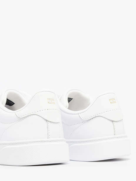 Sneakers En Cuir Tommy hilfiger Blanc accessoires 8682YBS vue secondaire 2