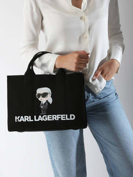 Sac à Main K Ikon Karl lagerfeld Noir k ikon A2W50047 vue secondaire 1