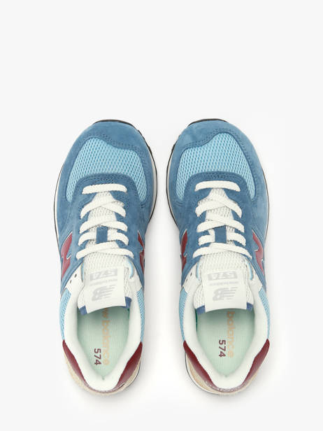 Sneakers En Cuir New balance Bleu boy U574SPR vue secondaire 3