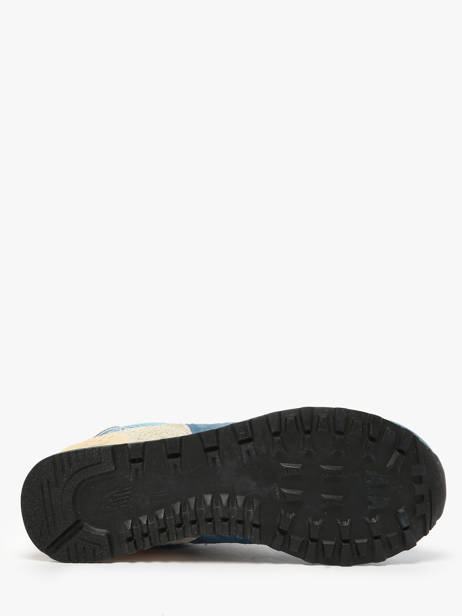Sneakers En Cuir New balance Bleu boy U574SPR vue secondaire 4