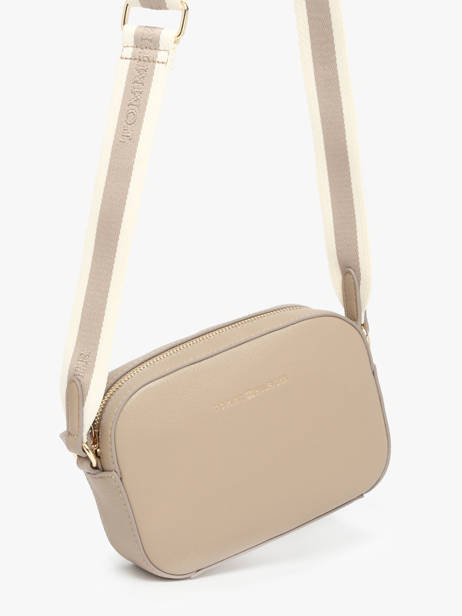 Sac Bandoulière Th Logotape Polyurethane Tommy hilfiger Marron th logotape AW17450 vue secondaire 1