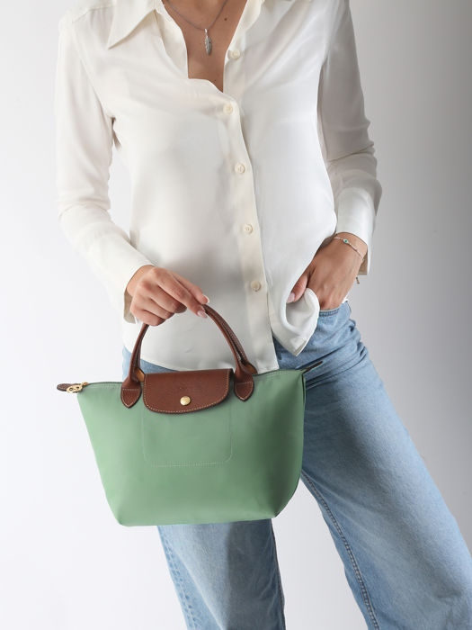 Longchamp Le pliage original Sacs porté main Vert