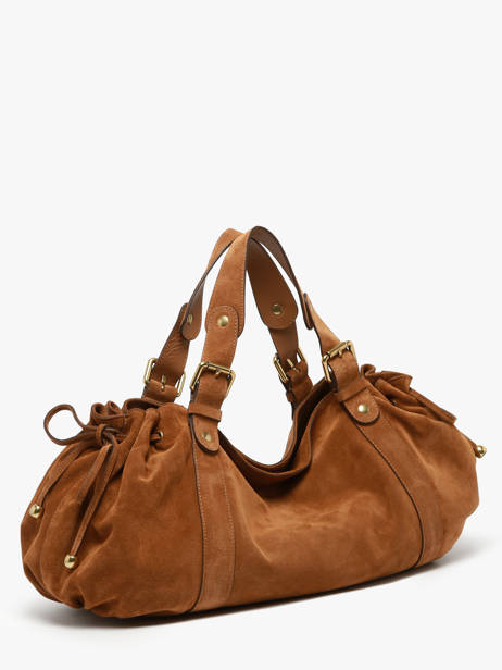 Sac Porté épaule Folk Cuir Gerard darel Marron folk DAS01407 vue secondaire 2