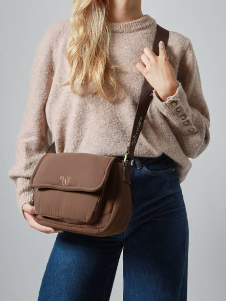 Sac Bandoulière M Primevere Woomen Marron primevere WPRI08 vue secondaire 1