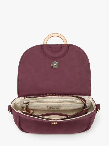 Sac Bandoulière S Crocus Woomen Violet crocus WCRO03 vue secondaire 3