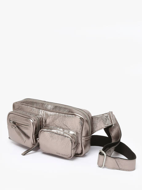 La Banane 90s Cuir Paul marius Gris 90's BANAN90S vue secondaire 2