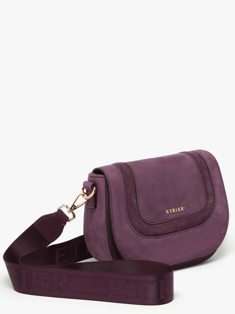 Sac Bandoulière S Lasso Cuir Etrier Violet lasso ELAS152S vue secondaire 2