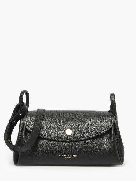 Sac Bandoulière Accordeon Double Cuir Lancaster Noir accordeon double 88