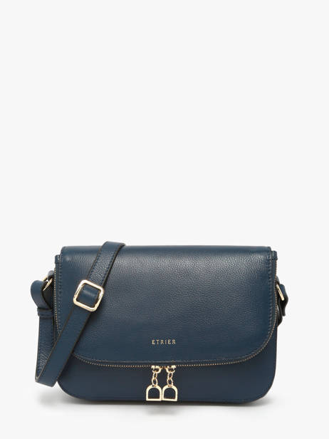 Sac Bandoulière M Tradition Cuir Etrier Bleu tradition ETRA059M