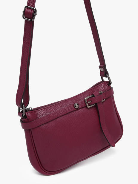 Sac Bandoulière Caviar Cuir Milano Violet caviar G1421N vue secondaire 2