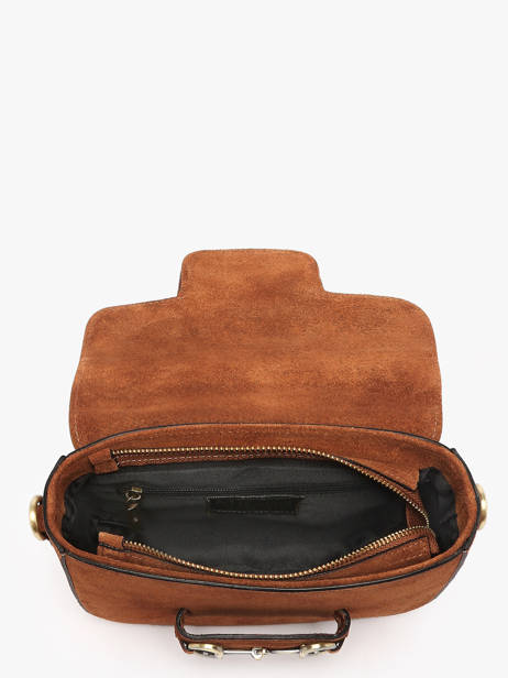 Sac Bandoulière Velvet Cuir Milano Marron velvet VE260611 vue secondaire 3