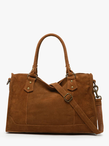 Sac à Main A4 Houston Cuir Basilic pepper Marron houston BHOU22 vue secondaire 4