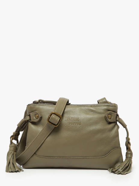 Sac Bandoulière Cow Cuir Basilic pepper Vert cow BCOW82