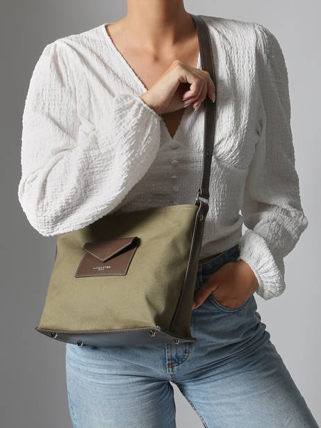 Sac Bandoulière Canvas Kba Lancaster Vert canvas kba 51 vue secondaire 1
