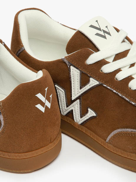 Sneakers Sarah Vanessa wu Marron women BK2805OR vue secondaire 3