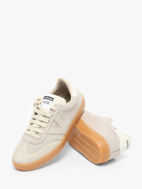 Sneakers Berlin En Cuir Victoria Beige women 1126229 vue secondaire 3