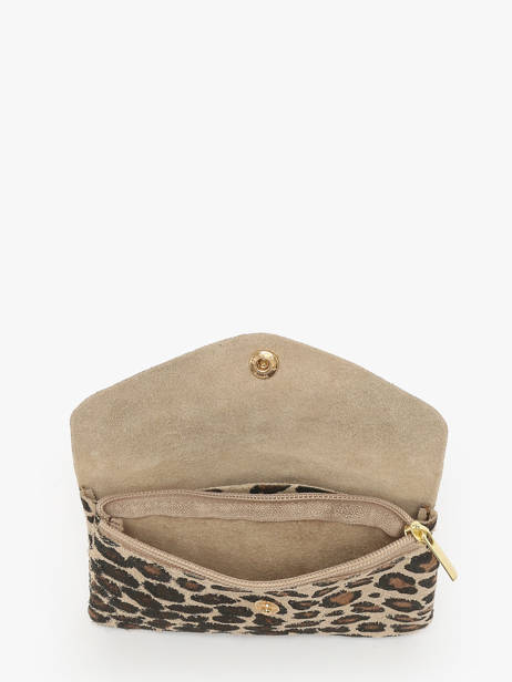 Porte-monnaie Velvet Leopard Cuir Milano Multicolore velvet leopardo VL23113 vue secondaire 1