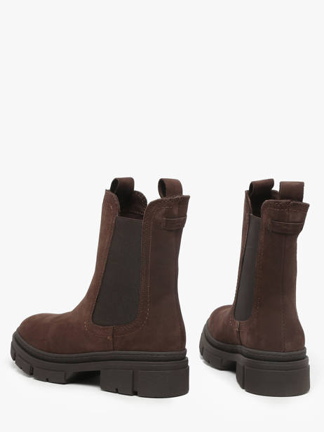 Chelsea Boots En Cuir Tamaris Marron women 41 vue secondaire 3