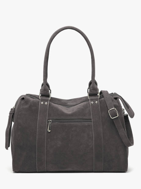 Sac Porté épaule Velvet Miniprix Gris velvet F7509 vue secondaire 3