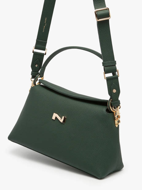 Sac Porté épaule Freesia Cuir Nathan baume Vert eden 4 vue secondaire 2