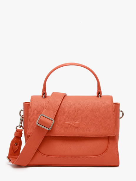 Sac Bandoulière Charlene Cuir Nathan baume Orange event 9