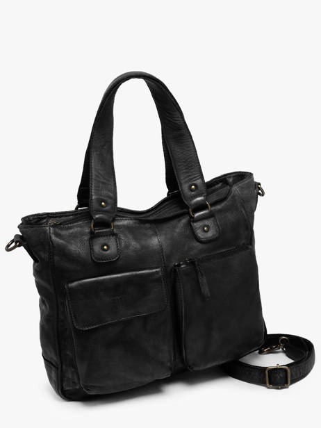 Sac Porté épaule Heritage Cuir Biba Noir heritage KEO2L vue secondaire 2