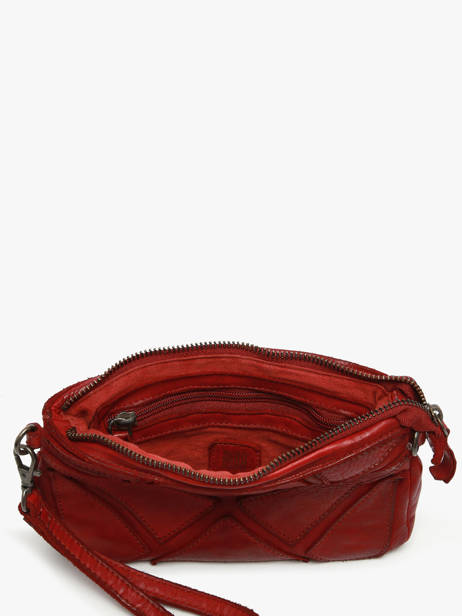 Sac Porté épaule Heritage Cuir Biba Rouge heritage DON1L vue secondaire 3