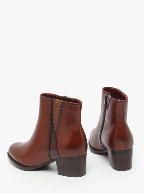 Bottines à Talon En Cuir Tamaris Marron women 45 vue secondaire 3