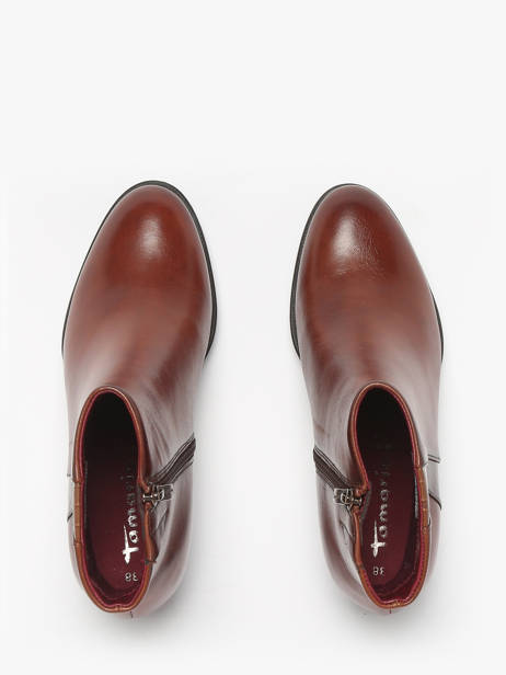 Bottines à Talon En Cuir Tamaris Marron women 45 vue secondaire 4