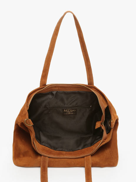 Sac Porté épaule Velvet Milano Marron velvet VE24113 vue secondaire 3