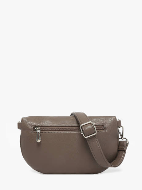 Sac Banane Miniprix Marron grained F8546 vue secondaire 3