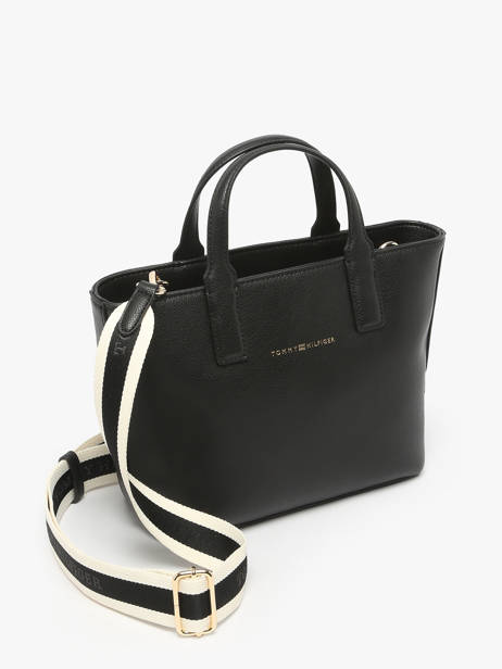 Sac Bandoulière Th Logotape Polyurethane Tommy hilfiger Noir th logotape AW17448 vue secondaire 2