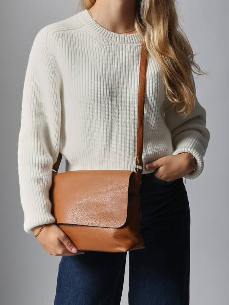 Sac Bandoulière Soft Miniprix Marron soft MD5234 vue secondaire 1