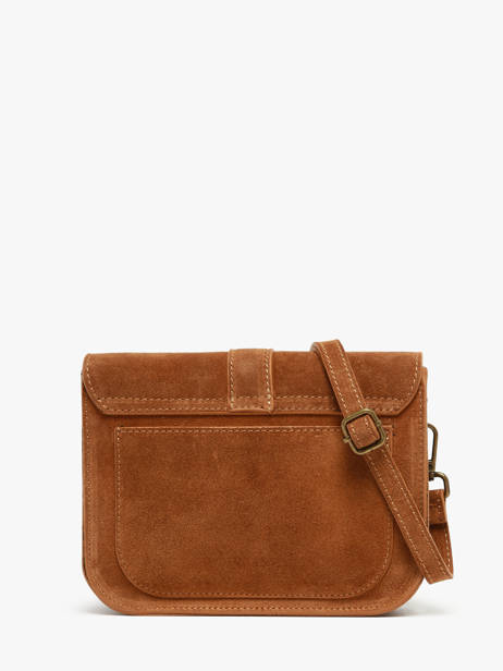 Sac Bandoulière Velvet Cuir Milano Marron velvet VE25063 vue secondaire 4
