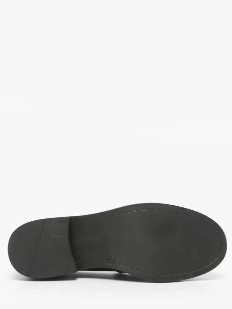 Mocassins En Cuir Aliwell Noir women A3226 vue secondaire 4