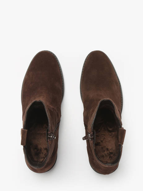 Bottines à Talon En Cuir Tt. bagatt Marron women 14006100 vue secondaire 3