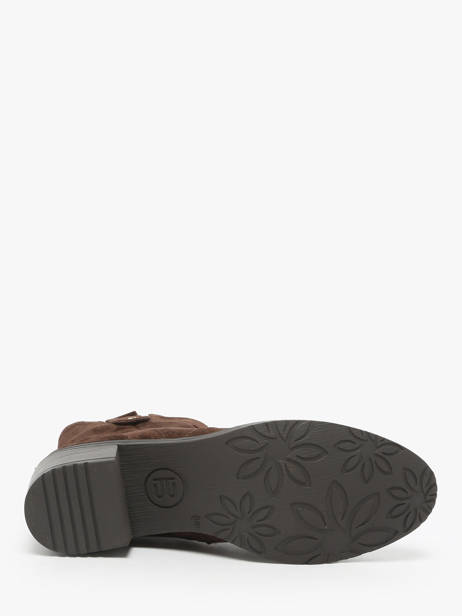 Bottines à Talon En Cuir Tt. bagatt Marron women 14006100 vue secondaire 4
