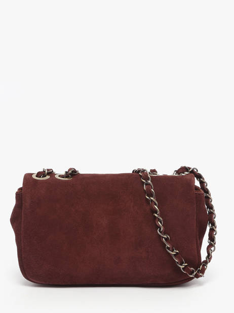 Sac Bandoulière Vintage Cuir Mila louise Marron vintage 23040V vue secondaire 3