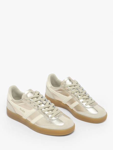 Sneakers En Cuir Gola Or women CLB783 vue secondaire 1