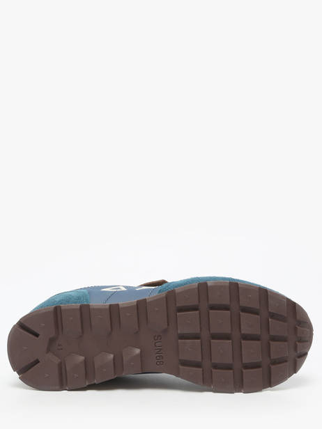 Sneakers En Cuir Sun68 Bleu men Z4510580 vue secondaire 4