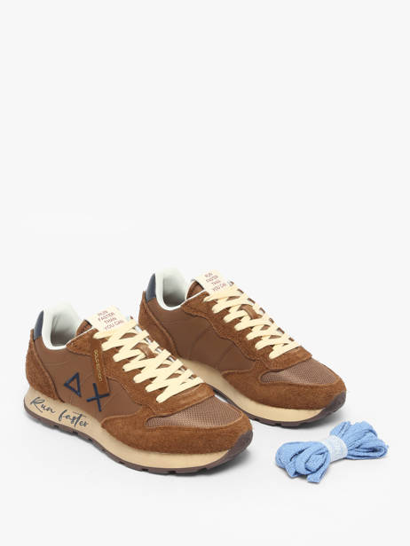 Sneakers En Cuir Sun68 Marron men Z4510580 vue secondaire 1